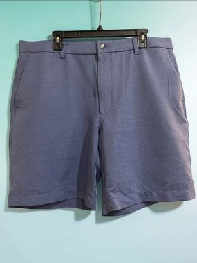 Callaway Golf Shorts Mens 38 Blue Performance Stretch Flat Front Lightweight